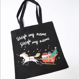 🔔 Sleigh My Name Tote Bag